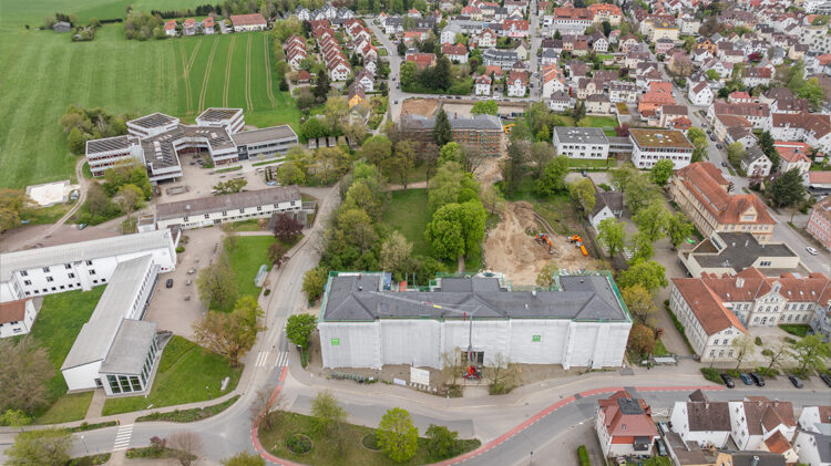 Vogelperspektive, Arbeiten an den geplanten Neubauten